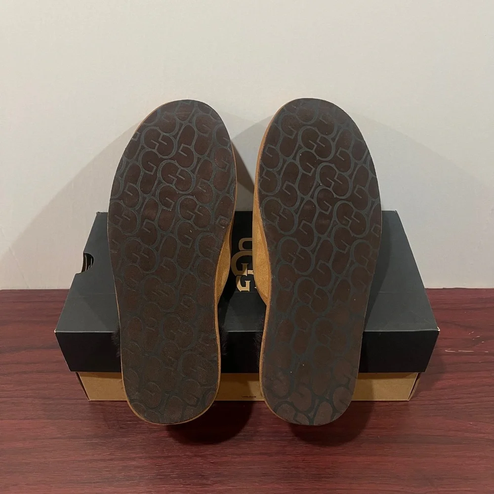 Ugg, Scuff logo Slipper, 1101324, Brown - Picture 9 of 11